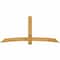 Ekena Millwork Bellingham Rough Sawn Timber Gable Bracket, Western Red Cedar, 96"W x 44"H x 2"D x 6"F, 11/12 Pitch GBW096X44X0206BEL00RWR - alternate 1